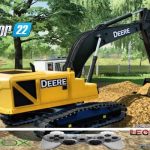 excavatrice deere 320c v1.0 fs22 2