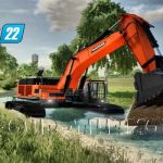 excavatrice doosan 90t v1.0 fs22 2