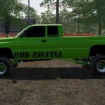 exp22 dodge pulling truck v1.0 fs22 2