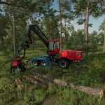 extended wood harvester cutting v1.0 fs22 1