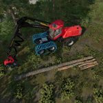 extended wood harvester cutting v1.0 fs22 3