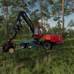 extended wood harvester cutting v1.0 fs22 4