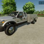 f350 bucket truck v1.0 fs22 10