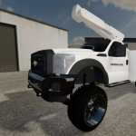 f550 bucket truck v1.0 fs22 1