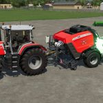 fast bale fendt mf additive glowing bales v1.0 fs22 4