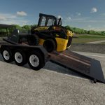 felling tilt deck trailer v1.1 fs22 2