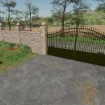 fence wall and gate v1.0 fs22 2