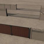 fences and gates pack v1.0 fs22 2