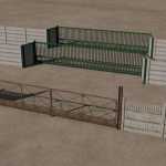 fences and gates pack v1.0 fs22 4