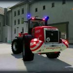 fire brigade wheel loader v1.1 fs22 2