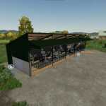 five bay cow shed v1.0 fs22 1