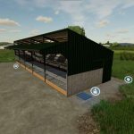 five bay cow shed v1.0 fs22 2