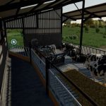 five bay cow shed v1.0 fs22 3