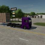 flatbed autoload for the man tgx 2020 addon pack v1.0 fs22 8