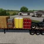 flatbed trailer ibm jmt19 v1.2 fs22 1