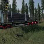 fliegl log trailer v1.0 fs22 1