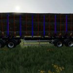 fliegl long trailer wood with autoload v1.0 fs22 4