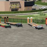 fliegl lowloader pack v1.0 fs22 2