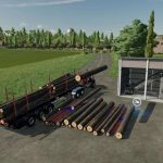 fliegl timber runner autoload wood v1.1 fs22 2