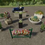 flower pots pack v1.1 fs22 2