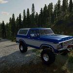 ford bronco custom 1978 v2.0 fs22 2