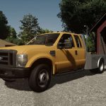 ford f 350 flatbed v1.0 fs22 3