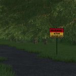 forestry sign pack v1.0 fs22 2