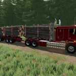 forestry trailers for kenworth v1.0 fs22 1