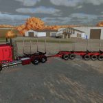 forestry trailers for kenworth v1.0 fs22 2