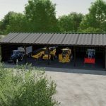 four compartment shed v1.0 fs22 2