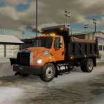 freightliner 108sd meyer tailgate salter v2.0 fs22 1