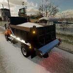 freightliner 108sd meyer tailgate salter v2.0 fs22 2