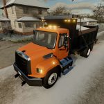 freightliner 108sd meyer tailgate salter v2.0 fs22 3