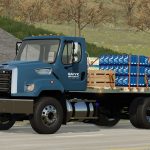 freightliner 108sd short flatbed v2.0 fs22 2