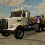 freightliner coronado 122sd semi v1.0 fs22 2