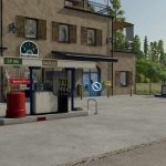 french city gas station v1.0 fs22 3