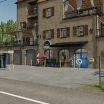 french city gas station v1.0 fs22 5