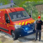 french firefighters uniform v1.0 fs22 2