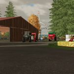 french style stall v1.0 fs22 2