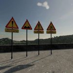 french temporary signs v1.0 fs22 4