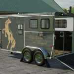 fs22 4star horsetrailer v1.0 fs22 4