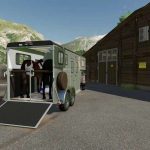 fs22 4star horsetrailer v1.0 fs22 5