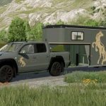 fs22 4star horsetrailer v1.0 fs22 6