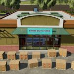 fs22 butcher market sell point v1.0 fs22 2