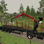 fs22 fliegl timber runner z crane pack v1.0 fs22 1