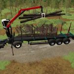 fs22 fliegl timber runner z crane pack v1.0 fs22 3