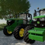 fs22 john deere 6135m v5.0 fs22 4