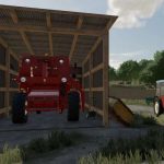 fs22 shed for harvester v1.0 fs22 3