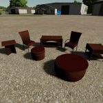 fs22 wicker patio set v1.0 fs22 4