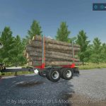 fs22 wood trailer v1.0 fs22 2